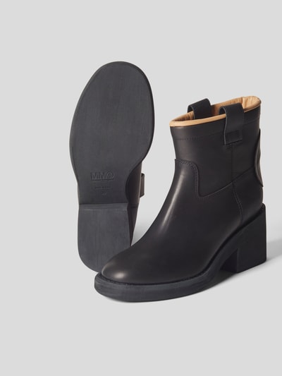 MM6 Maison Margiela Stiefeletten mit Blockabsatz Schwarz 4