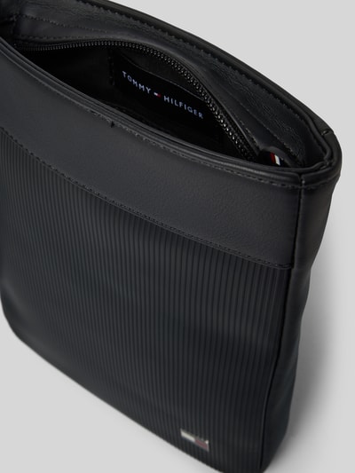 Tommy Hilfiger Schoudertas in leerlook Zwart - 5