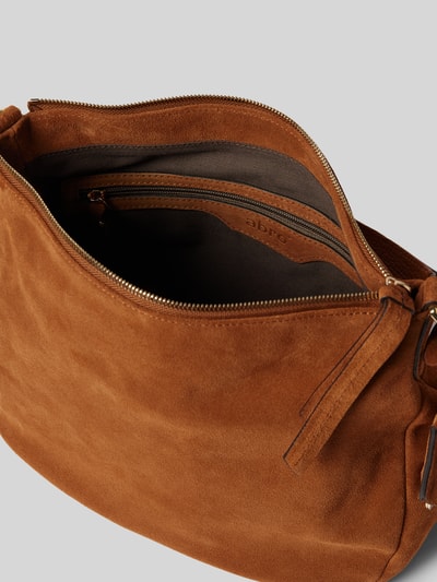 Abro Handtasche mit Label-Applikation Modell 'JUNA' Camel 5