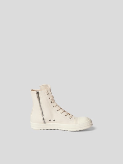 Rick Owens High-Top-Sneaker mit Motiv-Stitching Weiß 5