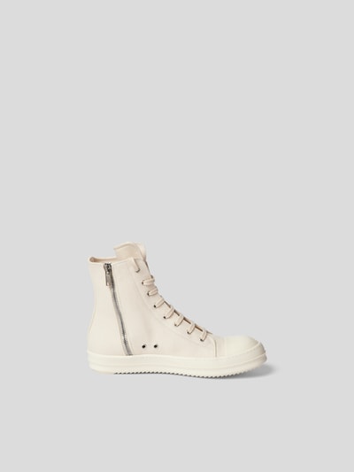 Rick Owens High-Top-Sneaker mit Motiv-Stitching Weiss 5