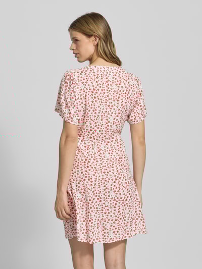 Only Sukienka mini o kroju regular fit z czystej wiskozy model ‘EVIDA’ Czerwony 5