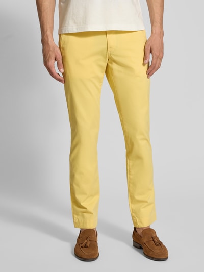 Polo Ralph Lauren Chinosy o kroju regular fit z zapięciem na guzik i zamek błyskawiczny Żółty 4
