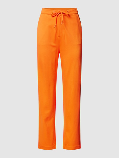 Rich & Royal Stoffen broek met tunnelkoord Oranje - 2