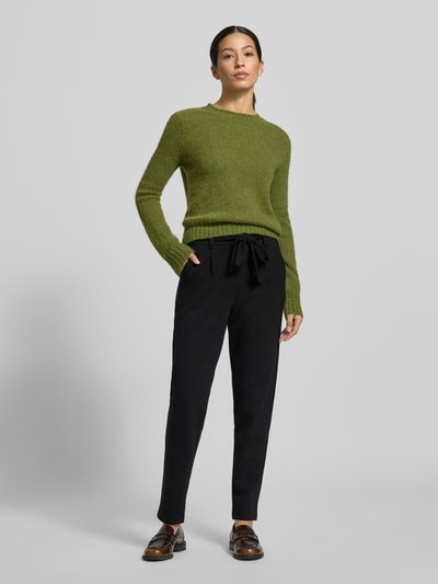MSCH Copenhagen Comfortbroek met tailleriem  Zwart - 1