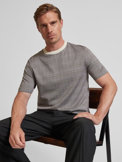 BOSS Regular fit T-shirt van puur katoen, model 'TAUT' Offwhite - 3