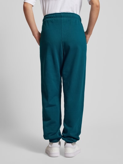 Pegador High Waist Sweatpants mit Label-Print Modell 'VILLA' Petrol 5