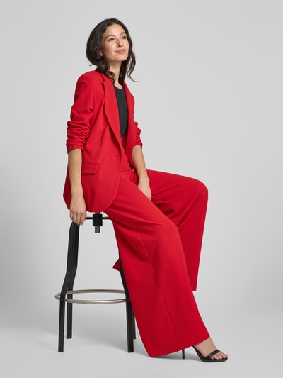 Swing Wide leg stoffen broek met verborgen sluiting Rood - 1