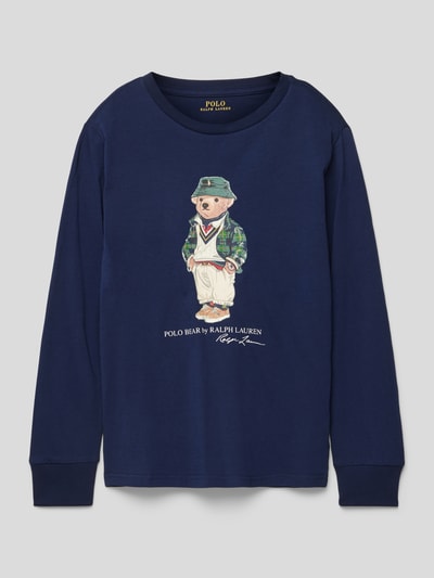 Polo Ralph Lauren Teens Longsleeve mit Motiv- und Label-Print Marine 1