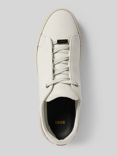 BOSS Sneaker mit Label-Applikation Modell 'Gary' Weiss 3