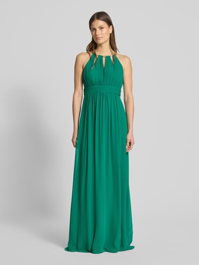 Jake*s Cocktail Abendkleid mit gelegten Falten Apfel 4