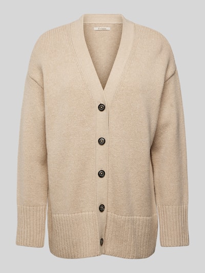 Barbour Strickjacke mit Knopfleiste Modell 'JONI' Beige 1