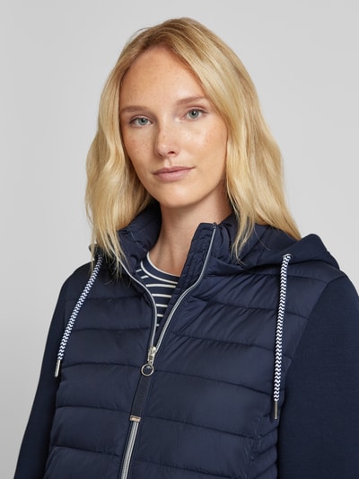 Christian Berg Woman Selection Gewatteerd jack met capuchon Donkerblauw - 3