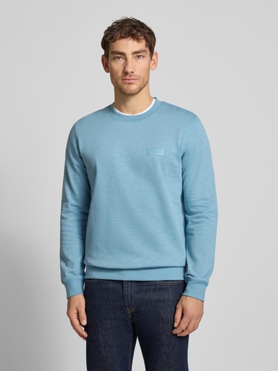 Marc O'Polo Regular Fit Sweatshirt aus reiner Baumwolle  Aqua 4