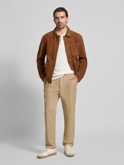 MCNEAL Regular Fit Stoffhose mit Gesäßtaschen Beige 1