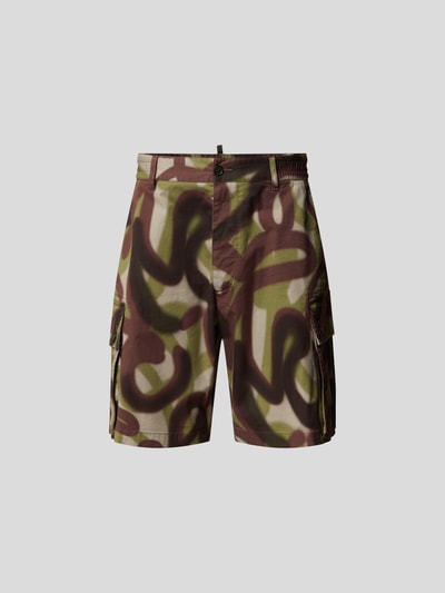 Dsquared2 Cargoshorts mit Camouflage-Muster Beige 2