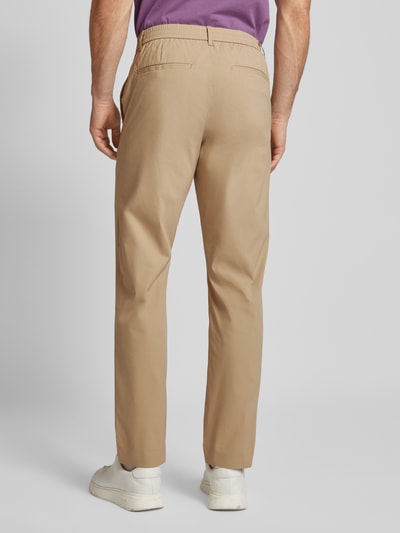 SELECTED HOMME Regular Tapered Fit Chino mit Tunnelzug Modell 'LERO' Sand 5