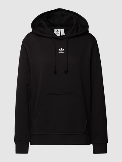 adidas Originals Bluza z kapturem z wyhaftowanym logo Czarny 2