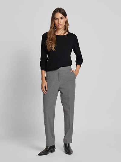 Vero Moda Regular fit gebreide pullover met ronde hals, model 'CARE STRUCTURE' Zwart - 1