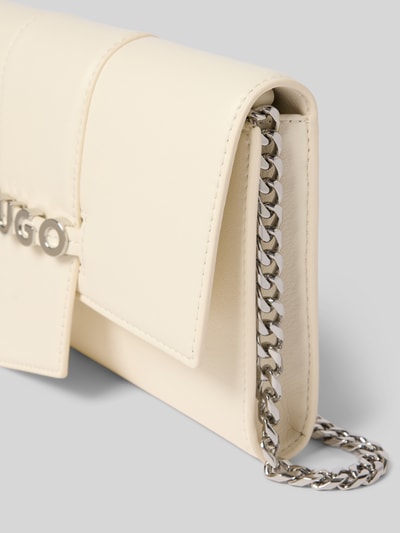 HUGO Handtasche mit Label-Applikation Modell 'Mel 2.0' Offwhite 3