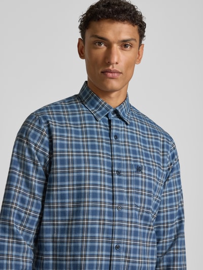 Lerros Vrijetijdsoverhemd met knoopsluiting Blauw - 3