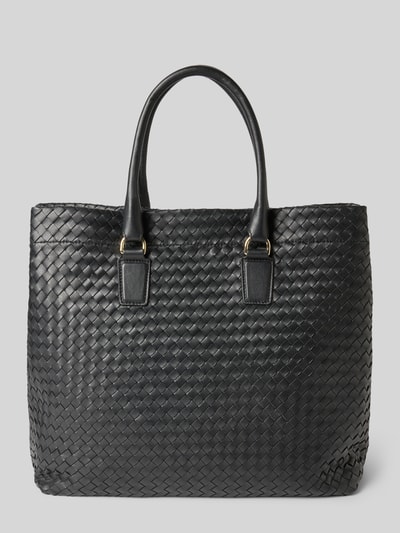 Abro Shopper mit Logo-Applikation Modell 'Rooftop' Black 4