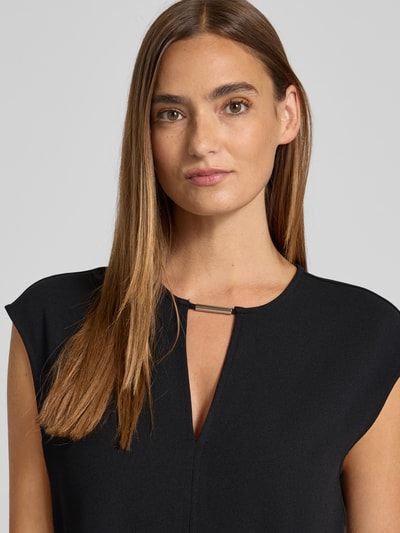 Calvin Klein Womenswear Regular Fit Jumpsuit mit Schlüsselloch-Ausschnitt Modell 'Scuba' Black 3