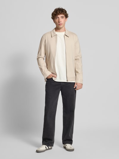 Only & Sons Kurtka koszulowa o kroju regular fit z mieszanki wiskozy model ‘JAKES’ Beżowy 1