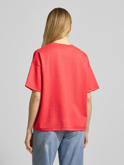 ICHI Relaxed Fit Shirt aus Viskose-Mix Modell 'LULS' Neon Pink 5