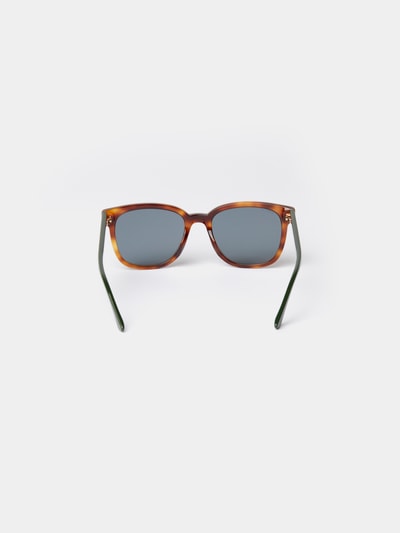 Gucci Unisex Sonnenbrille mit Bügel-Details Hellbraun 6