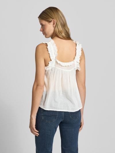 NOISY MAY® Blusentop mit Lochstickerei Modell 'SALMA' Weiss 5