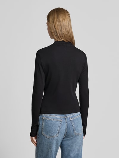 Tommy Hilfiger Slim Fit Langarmshirt aus reiner Baumwolle BLACK 5