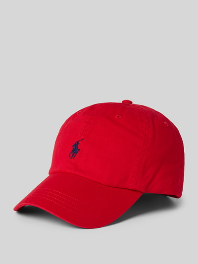 Polo Ralph Lauren Basecap mit Logo-Stitching Rot 1