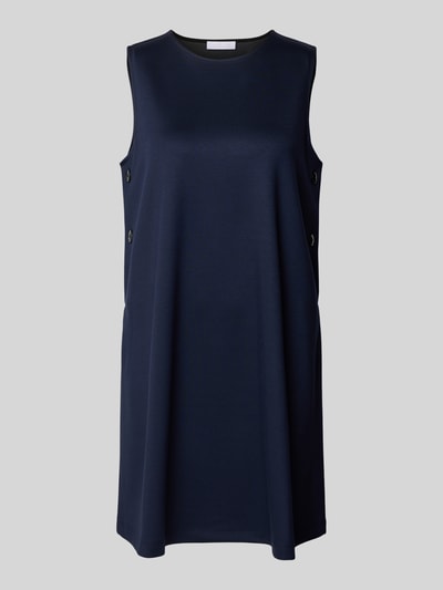 Rich & Royal Mini-jurk van viscosemix met ronde hals Marineblauw - 2