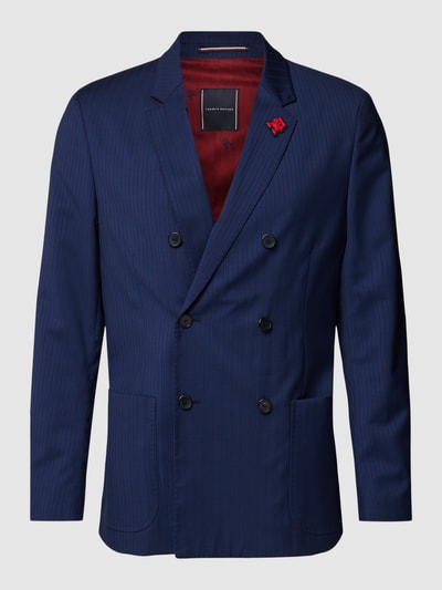 Tommy Hilfiger Tailored 2-knoops colbert met steekzakken opzij Marineblauw - 2