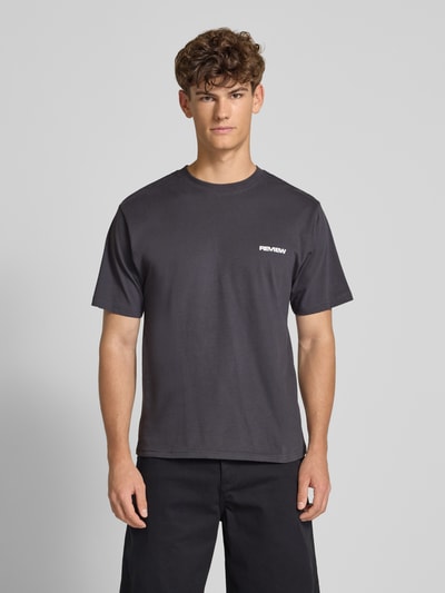 REVIEW T-Shirt mit Rundhalsausschnitt Anthrazit 4