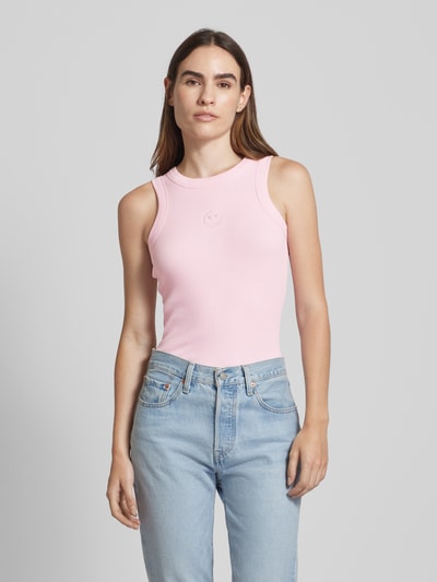 Vero Moda Tanktop in Ripp-Optik Rosa 4