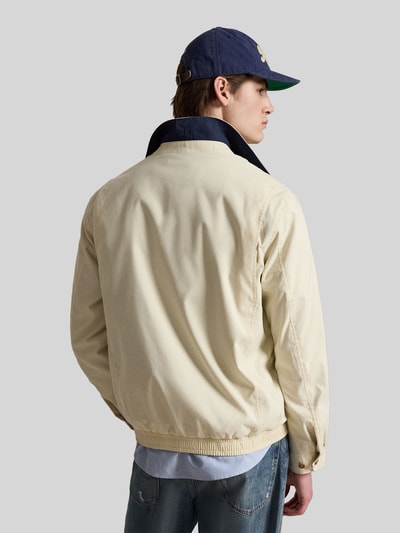 Polo Ralph Lauren Regular Fit Blouson mit Logo-Stitching Hellgrau 5