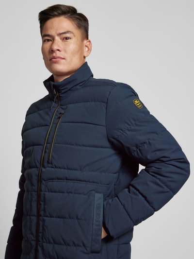 PME Legend Steppjacke mit Stehkragen Modell 'FREIGHTYET' Marine 3