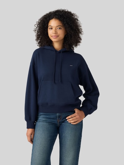Levi's® Regular Fit Hoodie aus Baumwoll-Mix Dunkelblau 4