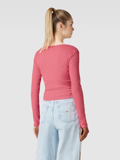 Pieces Longsleeve in Wickel-Optik Modell 'BIA' Rosa 5