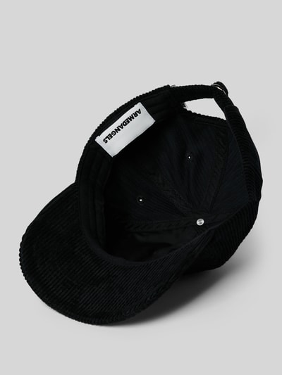 Armedangels Basecap aus reiner Baumwolle Modell 'YENAAS CORD' Black 2
