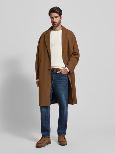 Tommy Hilfiger Regular Fit Strickpullover aus reiner Baumwolle Ecru 1