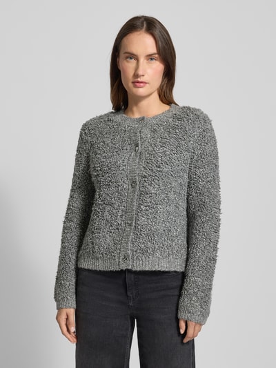 comma Vest met knoopsluiting Antraciet - 4