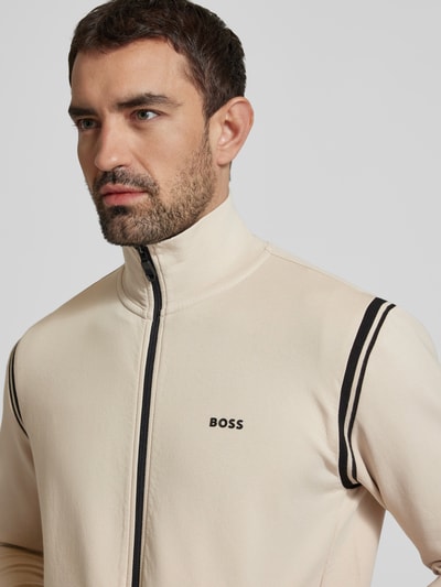 BOSS Green Sweatpak met contraststrepen Beige - 3