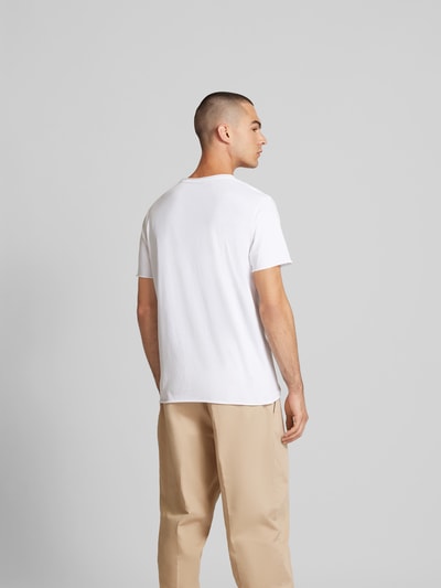 Filippa K T-Shirt mit Rundhalsausschnitt Weiss 5