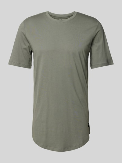 Jack & Jones T-shirt met afgeronde zoom, model 'ENOA' Middengrijs - 2