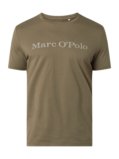 Marc O'Polo T-Shirt aus Organic Cotton Oliv 2