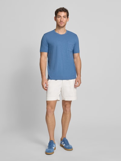 Marc O'Polo Regular Fit T-Shirt aus reiner Baumwolle Blau 1