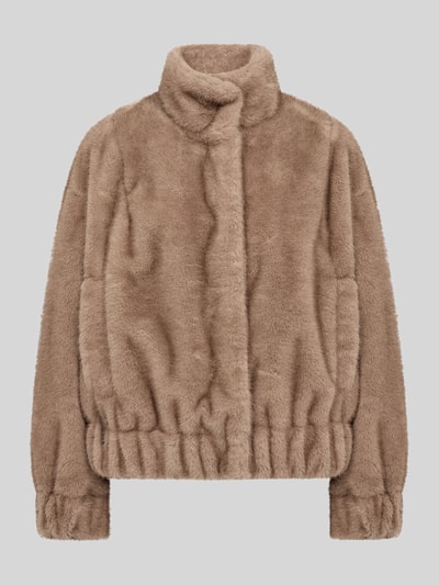 Soyaconcept Webpelzjacke mit Stehkragen SC-HAYE 2 Camel 2